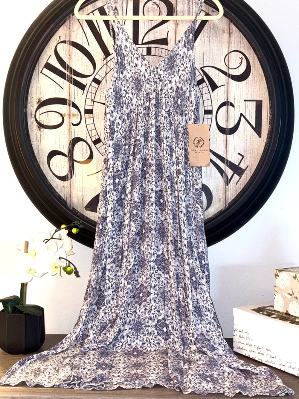 Boho Medallion Maxi Dress